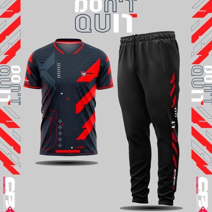 Asli Setelan Jersey Olahraga Pria Trackpant Full Printing Training Indonesia