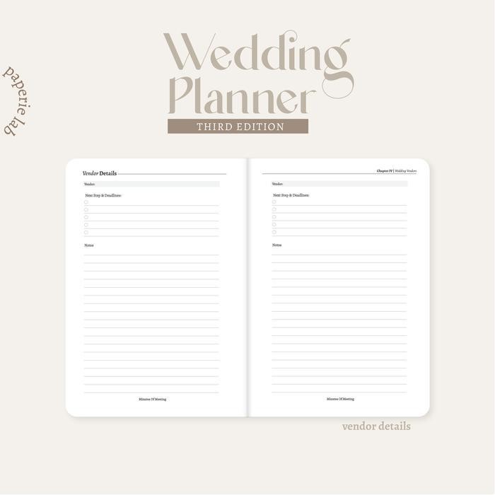 

SWG Paperie Lab - The Wedding Planner Buku Persiapan Pernikahan Notes Stationery