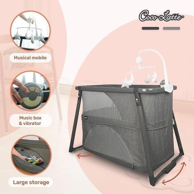 Box Bayi Cocolatte 3In1 Foldway Cribs / Tempat Tidur Bayi Cocolatte