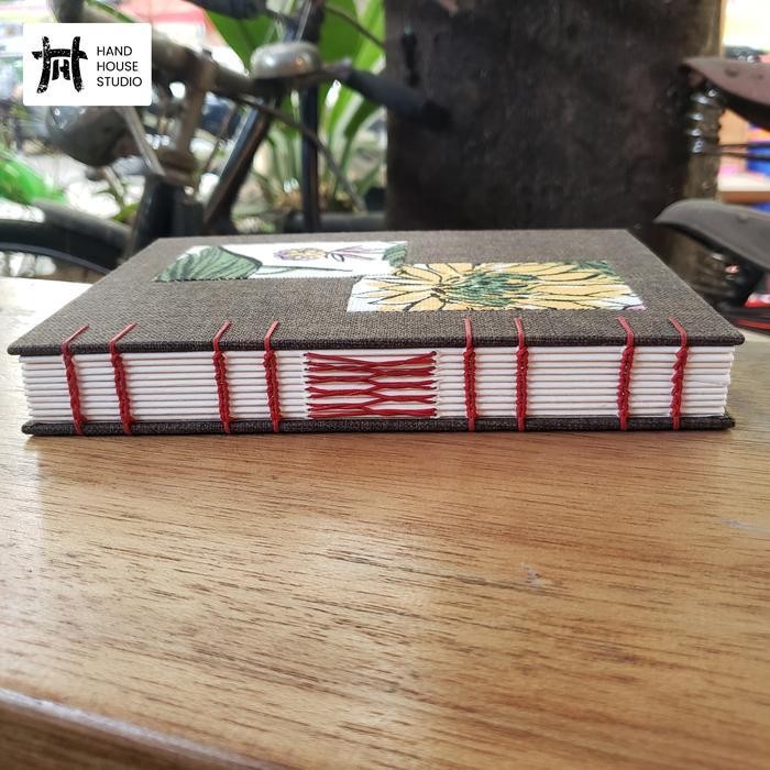

SWG Notebook A5 Handmade Book Binding Journal - Buku Catatan, Buku Tulis Polos, Buku Agenda, diary, Buku Agenda, jurnal, notebook buku