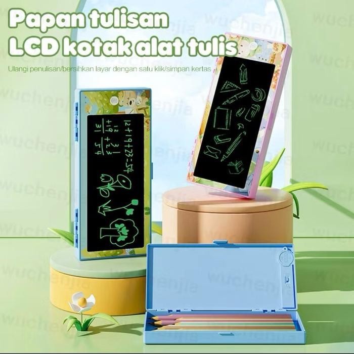 

SWG Kotak pensil LCD / DRAWING BOX MOTIF KARAKTER / KOTAK MULTIFUNSI Alat Belajar Sekolah Papan Stationery Tulis