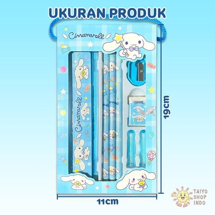 

SWG TAIYO Alat Tulis Set Karakter Stationery Pensil Penghapus Rautan Penggaris Pencil Eraser Ruler ATK