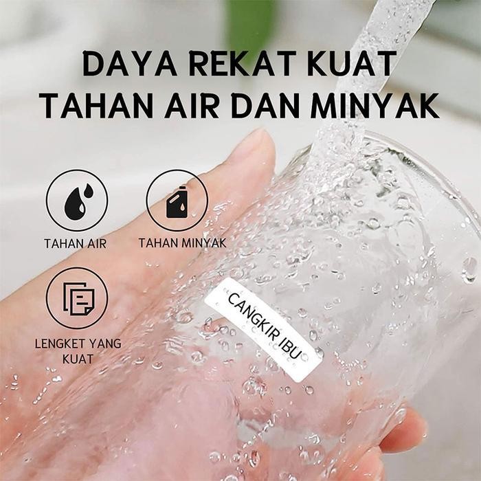 

SWG NiiMBOT D11/D101/D110/H1S/D11H/D110M White Color Label Waterproof Paper Name Sticker