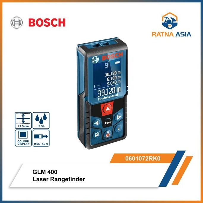 Meteran Laser Digital Bosch GLM 400 Laser Rangefinder 40 Meter