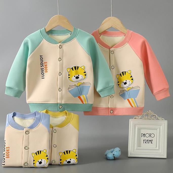 Jaket Bayi Kekinian/ Jaket Bayi Bulu Halus/ Jaket Lyme Jk18