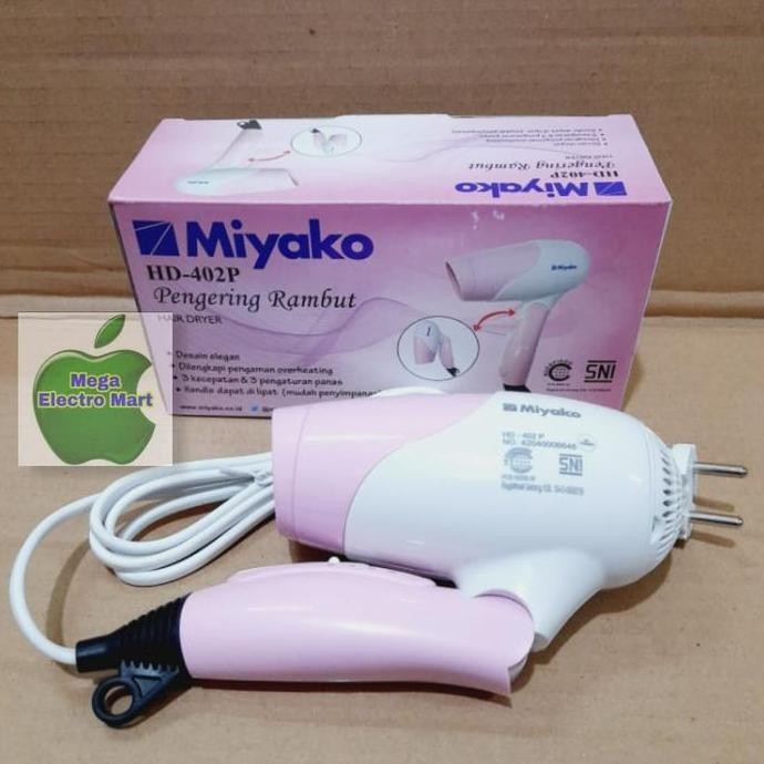 Hairdryer Miyako Hd402P Hairdryer Travel Hair Dryer