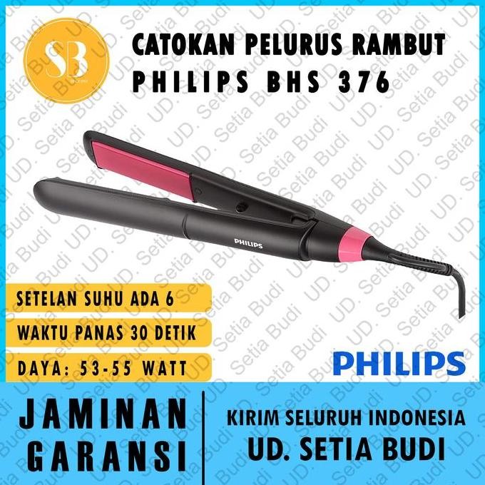 Catokan Pelurus Rambut Philips Hair Styling Bhs-376 Bhs 376