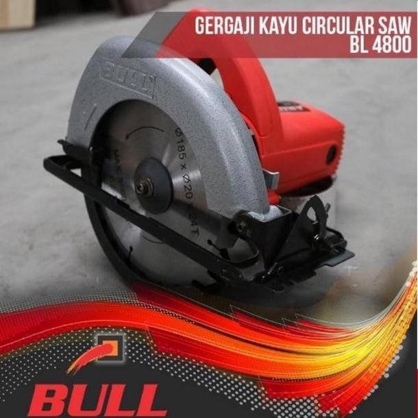 WM Mesin gergaji kayu circular saw BL4800 BULL