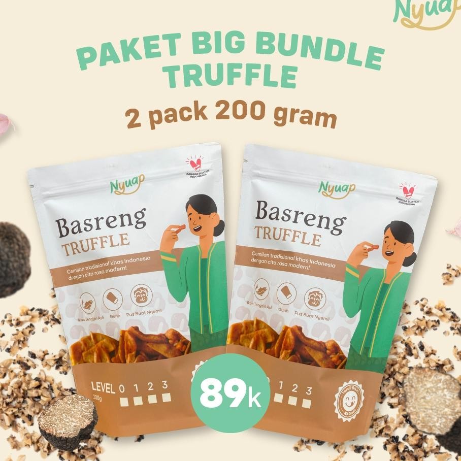

Basreng Pedas Truffle 200 Gram Bbundle