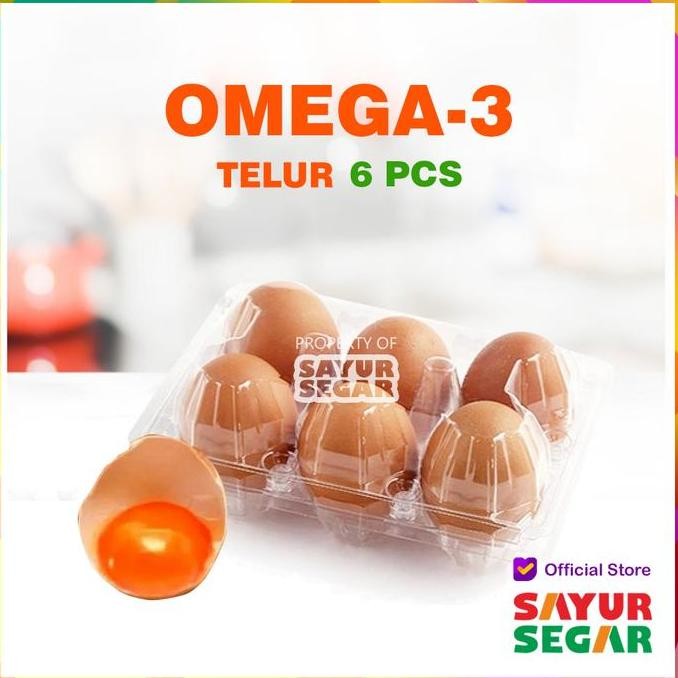 

Produk Baru!! Telur Omega 3 Pack Isi 6 Butir - Telur Ayam Negeri Bergizi