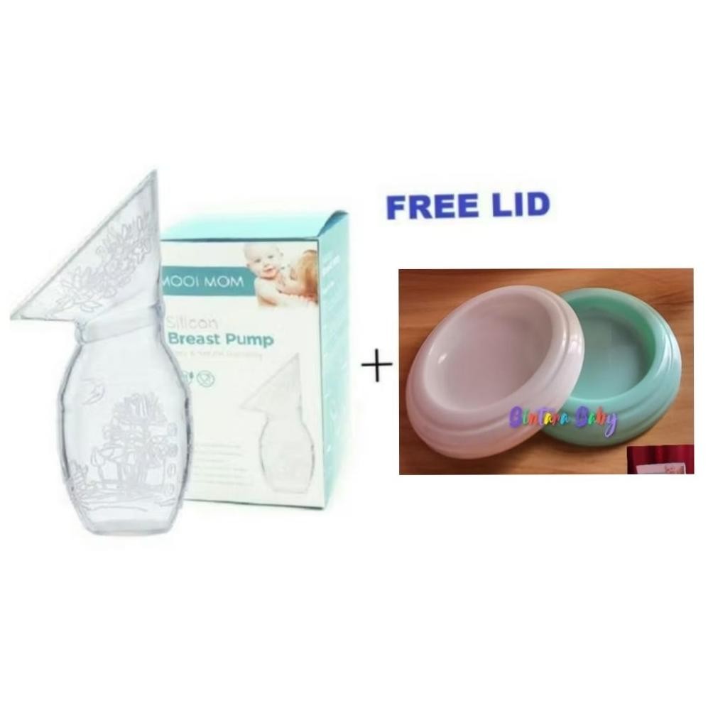 Mooimom Silicon Breast Pump / Silicone Breastpump Mooimom / Pompa Asi Silikon Mooimom Tutup Lid Mooi