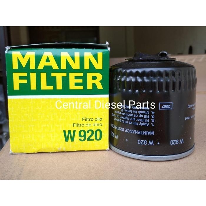 Oil Filter Oli Scania 173171 Deutz Volvo W920 W 920 Mann Filter Original Dan Terpercaya