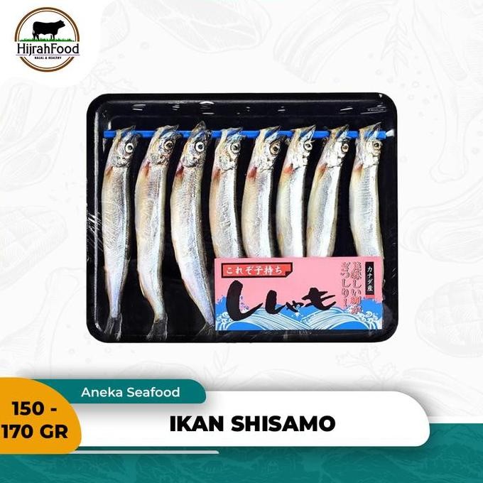 

Produk Baru!! Ikan Shisamo Isi Telur 170g - Hijrahfood Capelin Fish Frozen
