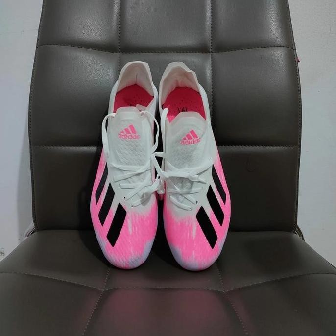Sepatu Bola Adidas X 19.1 White Pink Fg soccer Terlaris