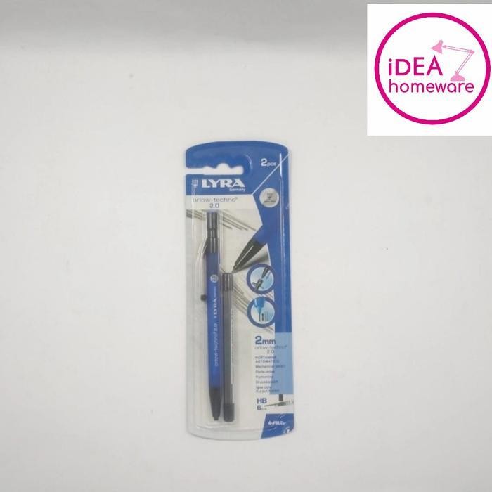 

Sp Pensil Mekanik 2 Mm Pencil Lyra Orlow Techno 2.0 Free Refill Hb 6 Pcs