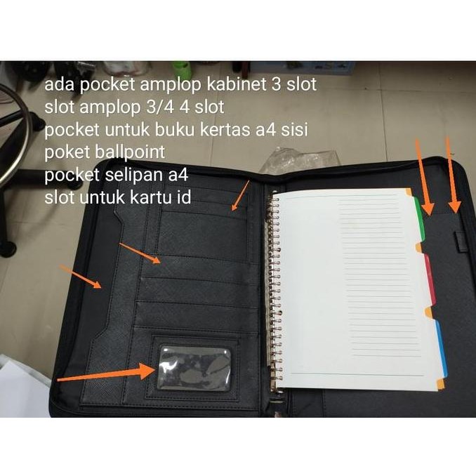 

tas seminar a4 ring 26 b5 sleting kulit sintetis