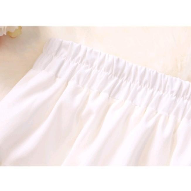 Bts Rok Putih Polos Rok Pendek Anak Perempuan