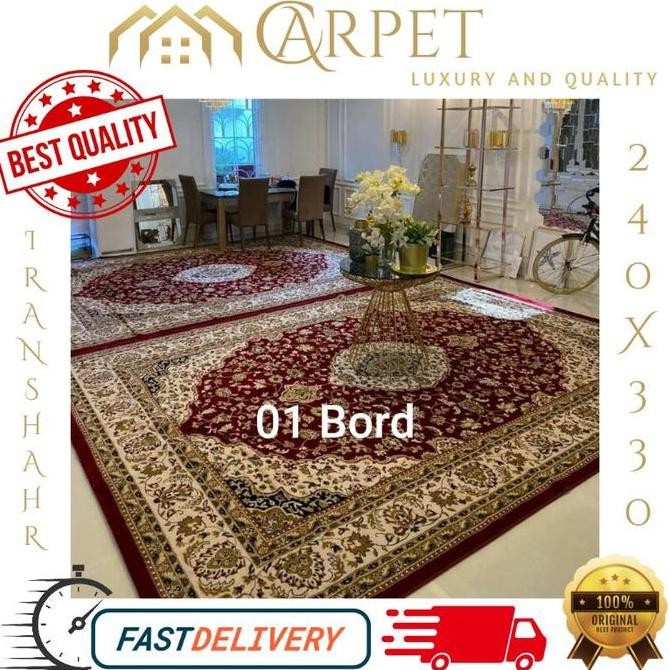 Karpet Permadani Semi Turkey 2.4 x 3.3 m Iranshahr Jumbo Motif 01 Bord