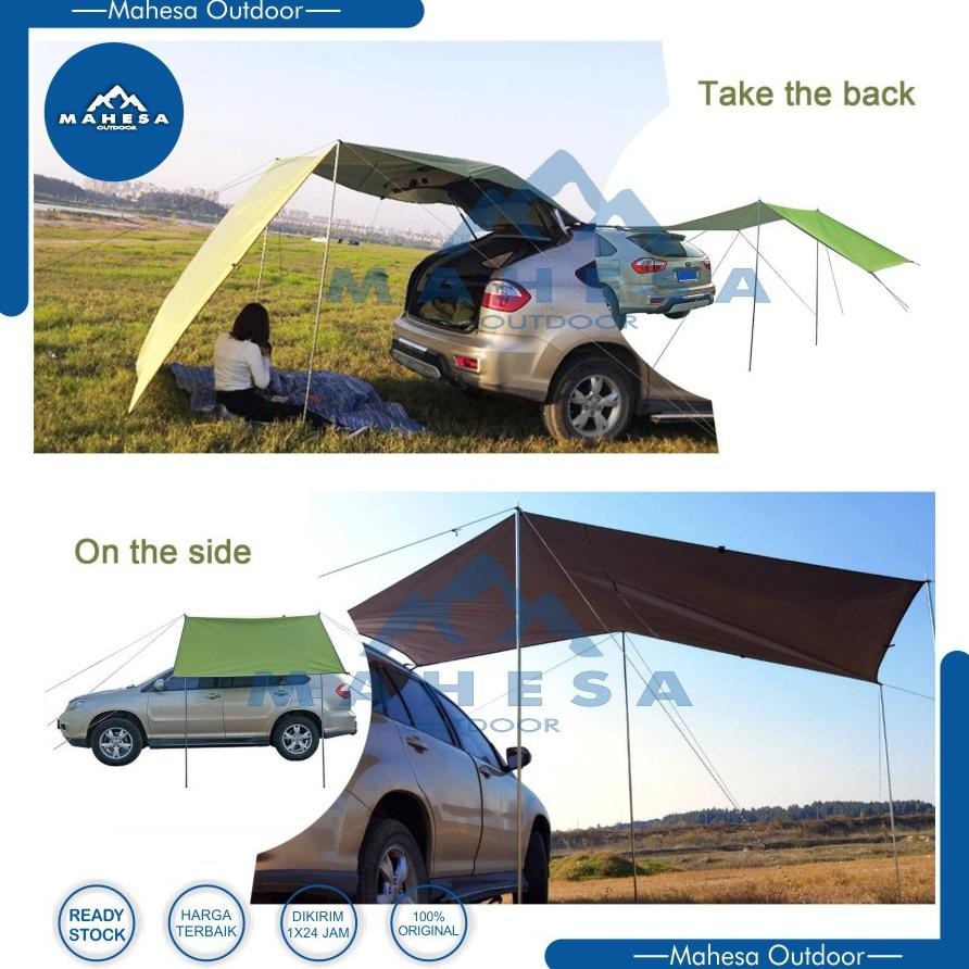 Paket DIY Awning Tenda Mobil Car Campervan Overlander Offroad Camping Campervan Mahesa Outdoor Nugi
