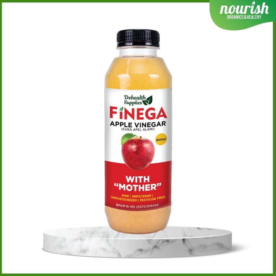 

Finega Vinegar Cuka Apel Alami With The Mother Gjkut