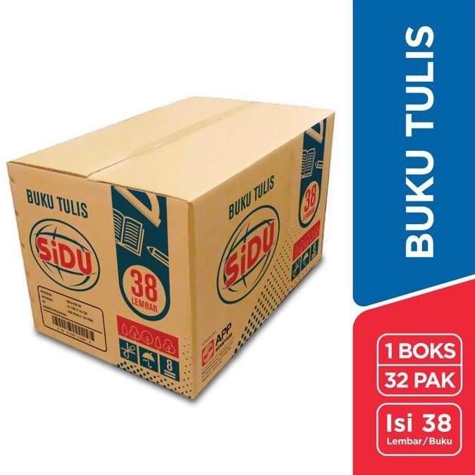 

Ready stock] SiDU Buku Tulis 38 Lembar 1 Boks / Box / Dus