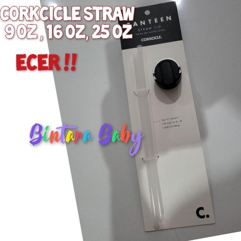 Corkcicle Straw 9Oz 16Oz  / Sedotan Corkcicle Canteen 16 Oz 25 Oz