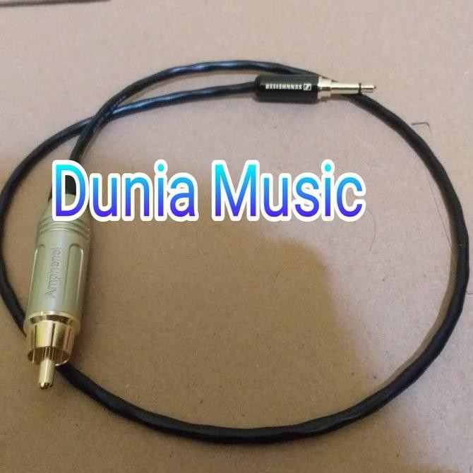 kabel coaxial jack 3.5mm TS to Rca amphenol kabel canare 50cm Terlaris