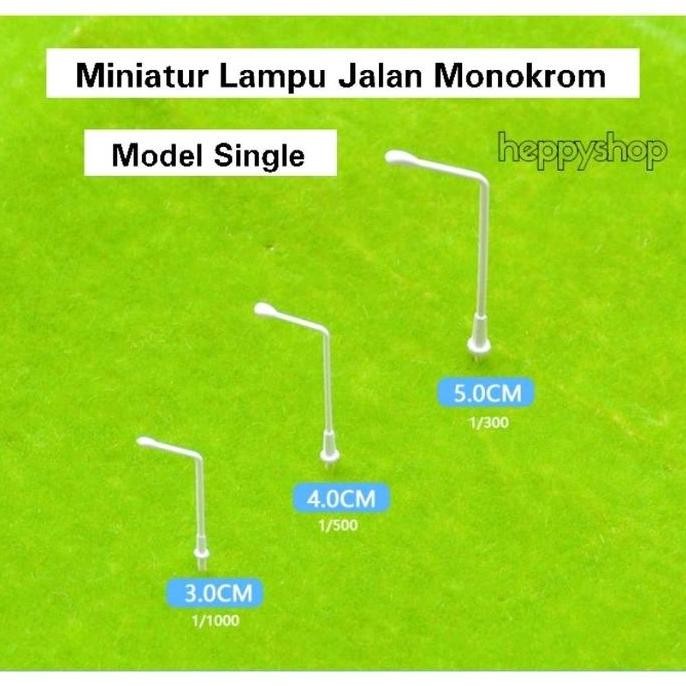 >>>>>] Miniatur Lampu Jalan Monokrom,Maket Lampu PJU