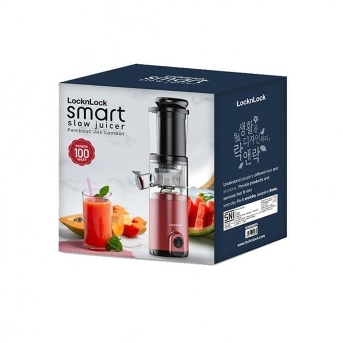 Lock N Lock Slow Juicer Smart Locknlock Smart Slow Juicer Pemisah Jus Ejj143Red  Ejj 143 Ejj-143