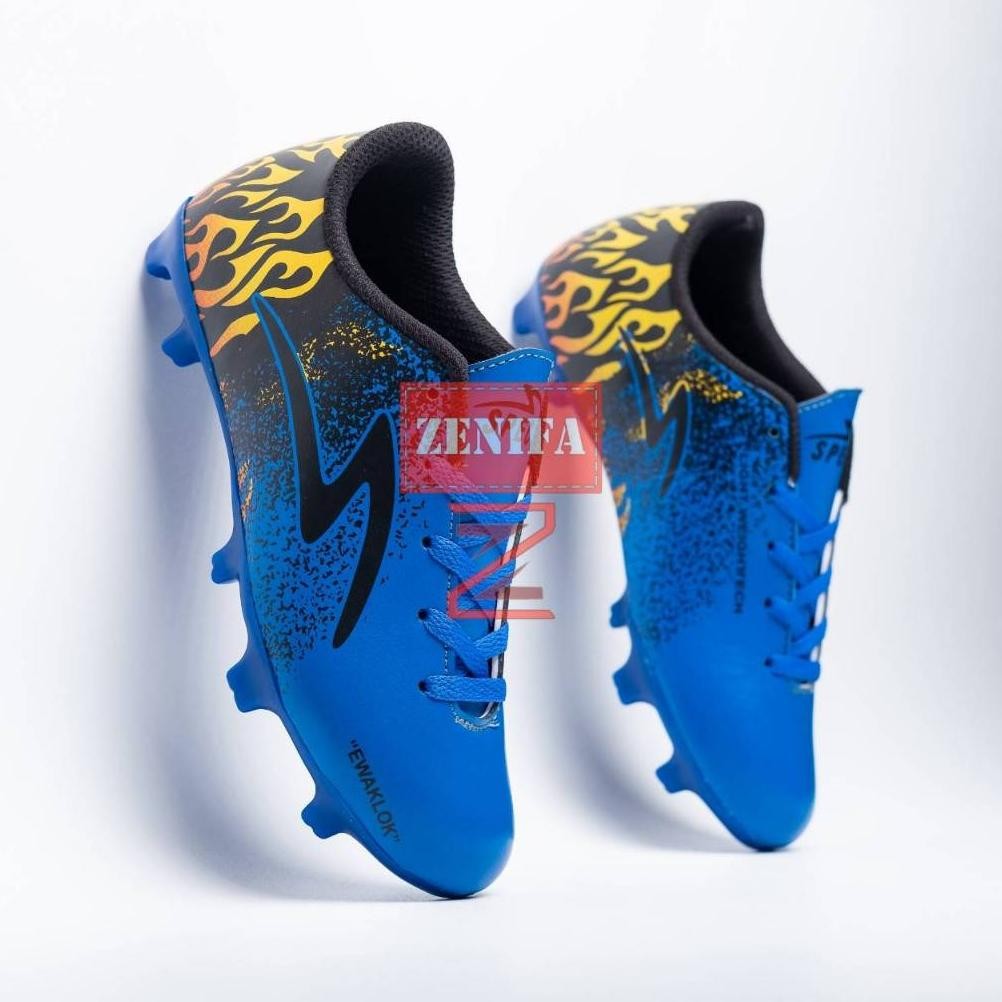 Sepatu Bola Anak Anak Specs EWAKLOK Ukuran 33 34 35 36 37 38 Nugi