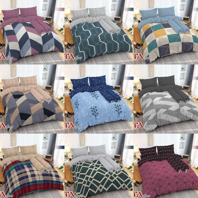 Fata - Bed Cover SET SPREI FITTED King (180x200) Terlaris pilihan