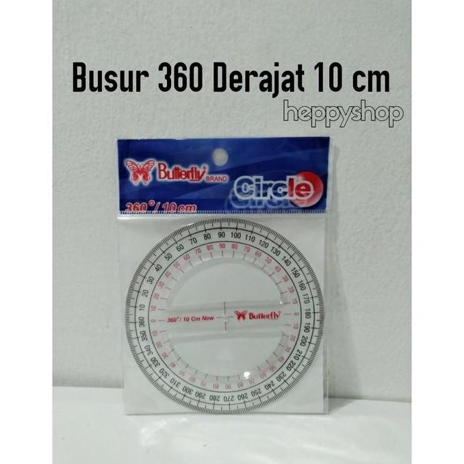 

paling diminati] Busur 360 Derajat 10 cm, Busur Butterfly