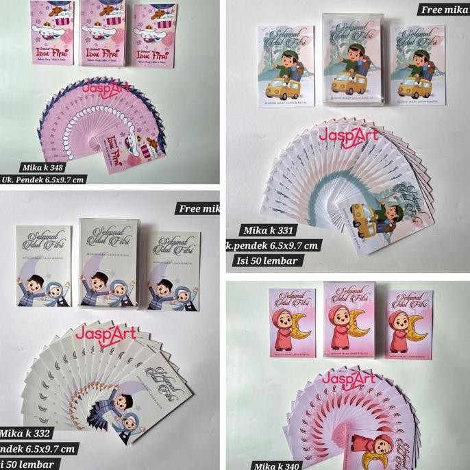 

best produk] [50 LEMBAR MOTIF KARTUN] AMPLOP / ANGPAO LEBARAN HARI RAYA IDUL FITRI KEMASAN MIKA ISI 50 LEMBAR AMPLOP LEBARAN EDISI KARTUN