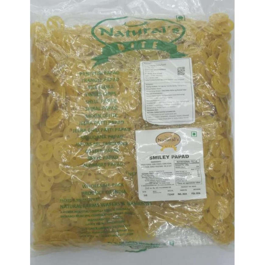

=====] Natural Smiley Papad 1 kg