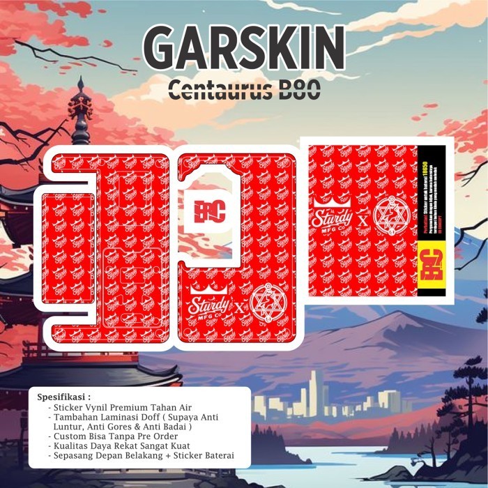 

Premium Cut - Inner Centa B80 Terbaru By Ultimate 02 Garskin Stiker / Case Custom Terlaris 2PCS/ Fullbody