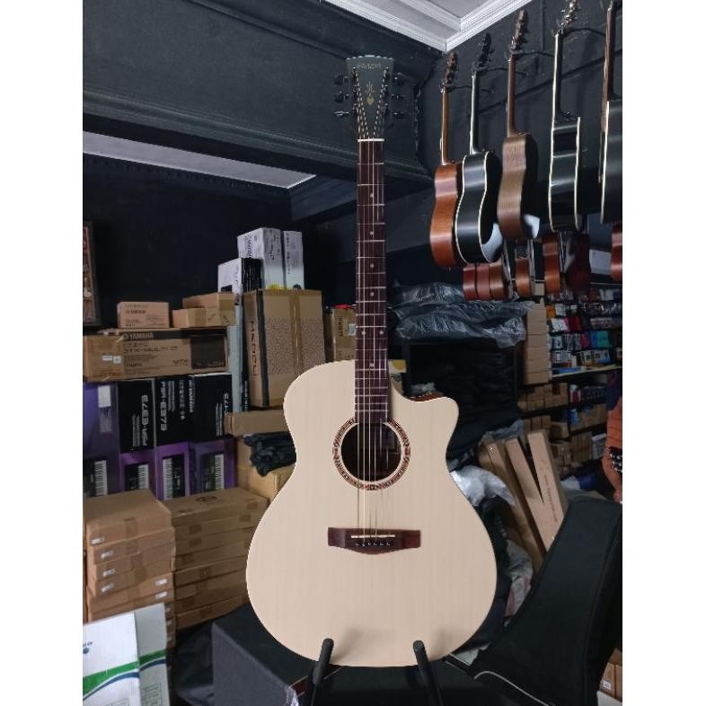 HRN-813 qw-45 Gitar Original GRAZIA Model TM 05 N Gitar Akustik Elektrik Original Terlaris Premium