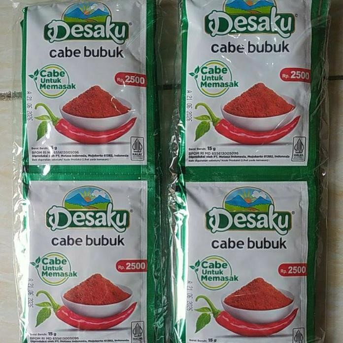 

Desaku Cabe Bubuk 15Gr Dus 120 Sachet