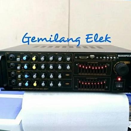 Promo Amplifier Karaoke MARCOPOLO MC-8901 BLUETOOTH COD