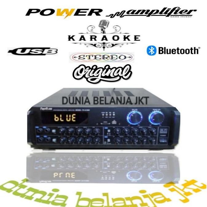Promo POWER AMPLIFIER USB BLUETOOTH COCOK BUAT SPEAKER 6, 8 10,12,15 INCH COD