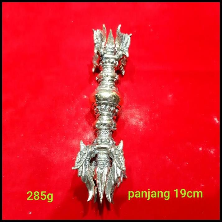 Barang Antik Tombak Trisula Bajra Kuningan