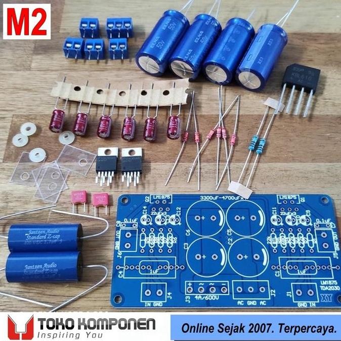 Promo 2x 20W Gainclone LM1875 Stereo Amplifier Kit-2 FR4 PCB (Hi-Grade) COD