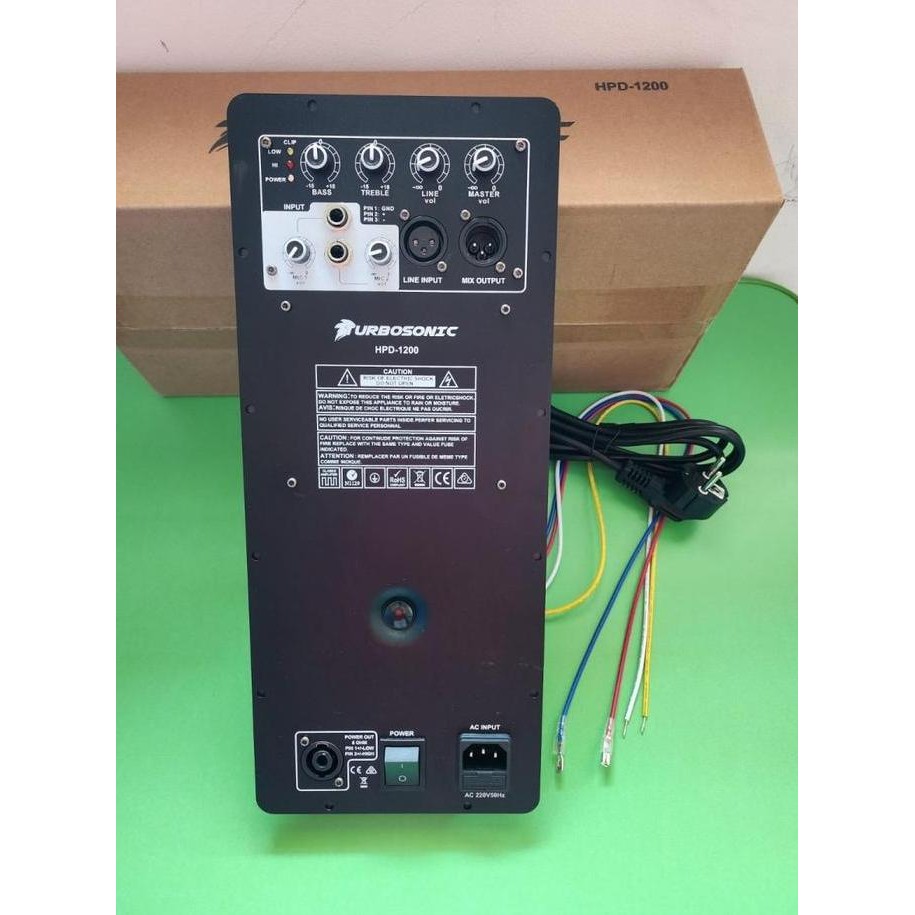 Promo Turbosonic Kit Power Aktif HPD 1200 / HPD1200 Original Class D model huper COD