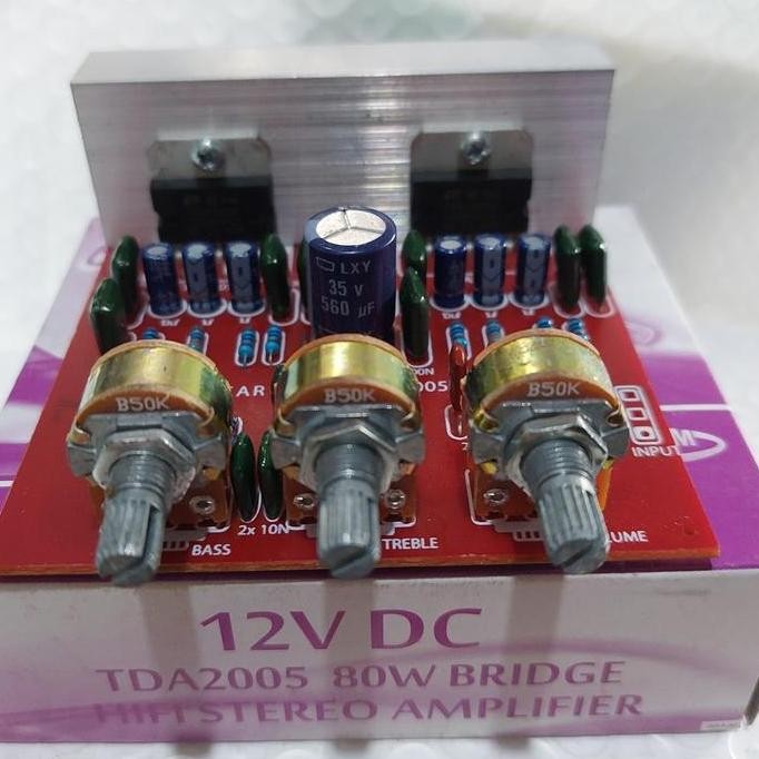 KIT PCB SPEAKER AKTIF TDA2005 2005 NGAMEN ODONG TUKANG ROTI AKI 12V