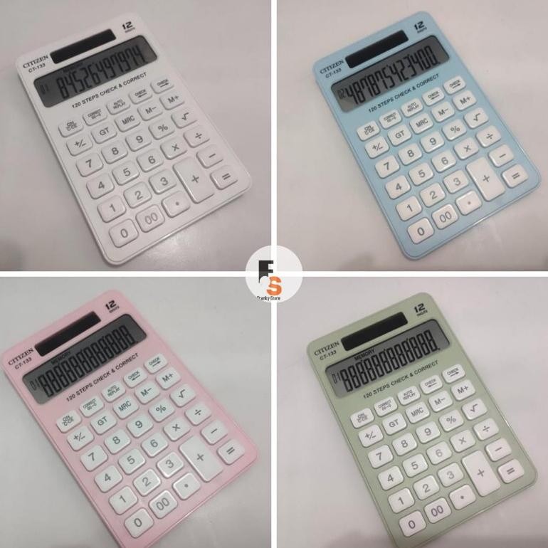 

Readyy!! Calculator Warna murah-Kalkulator Ct -133 12Digit Warna warni Real pic