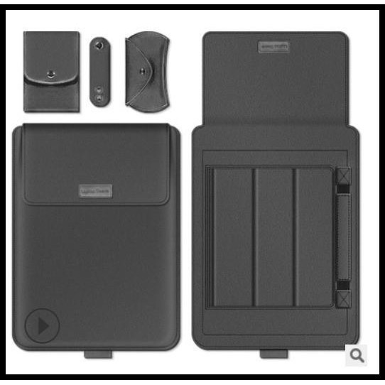 HP ENVY 13 Laptop Sleeve Powerpack Case Pouch Leather Premium Mousepad