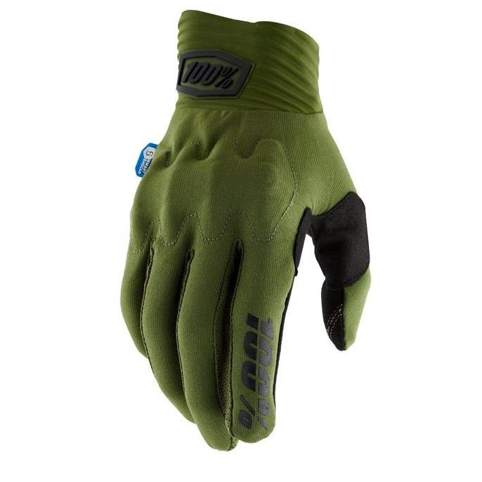 Glove 100% Cognito Army Green Black / Gloves 100% Original