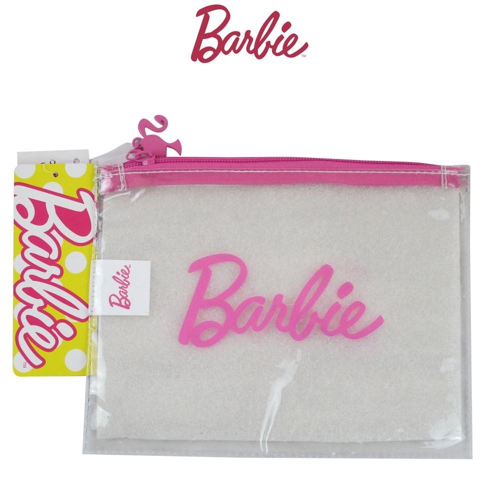 

Readyy!! BARBIE SoftCase Ori Tempat Alat Tulis / Tempat Make Up / Pouch Serbaguna BB20012