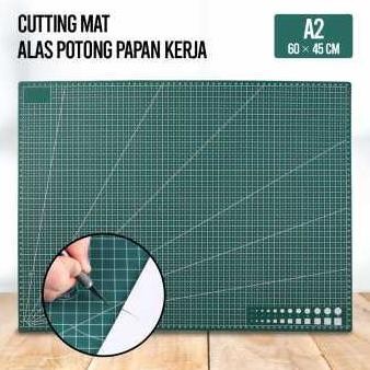 

Readyy!! TD - QJH Taffware Working Pad Cutting Mat Alas Potong Papan Kerja A2 60x45cm - QJ3
