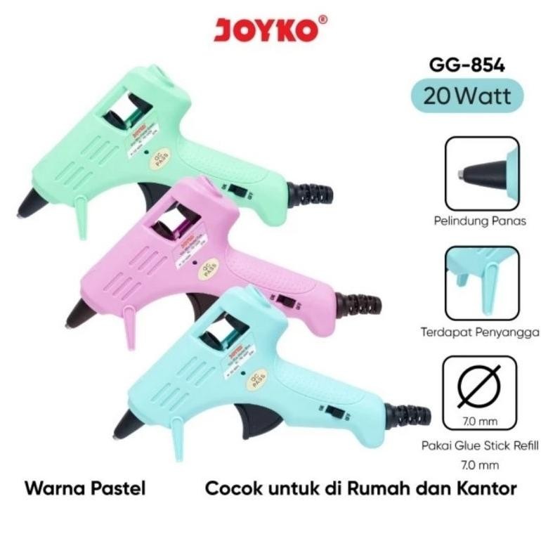 

Readyy!! Mesin Hot Melt Glue Gun Joyko Pastel Kecil Gg-854 (1pcs)