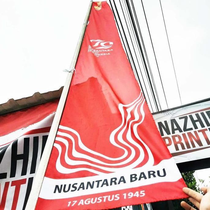 Nazhifa Printing - Bendera Umbul Umbul 17 Agustus TERBARU, 79 HUT Republik Indonesia, Ukuran 2, Mete